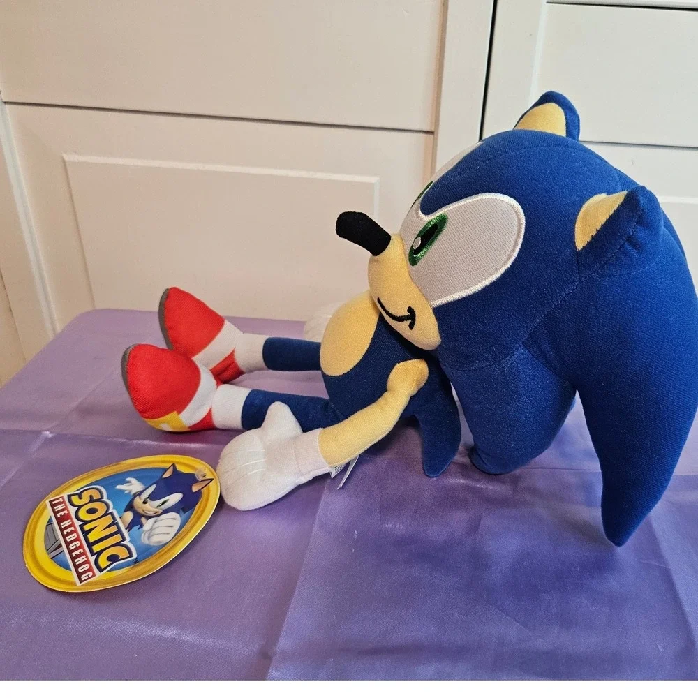 Toy Factory Sonic the Hedgehog Plush Stuffed Animal Sega Video Game Toy 17279